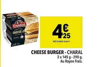 Supeco Cheese burger - charal offre