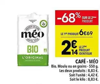 Supeco Café - méo offre