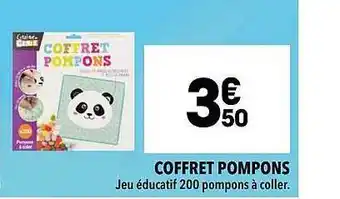 Supeco Coffret pompons offre