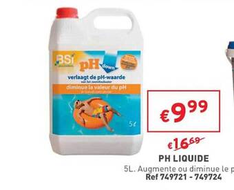 Trafic Ph liquide offre