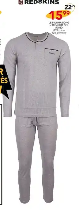 Stokomani Le Pyjama Long +Tee Shirt Col Rond offre