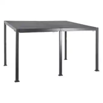 Tonnelle avila rail 4x3m graphite