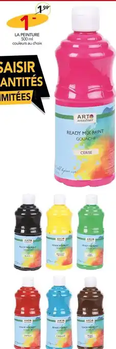 Stokomani La Peinture 500 ml Couleurs Au Choix offre