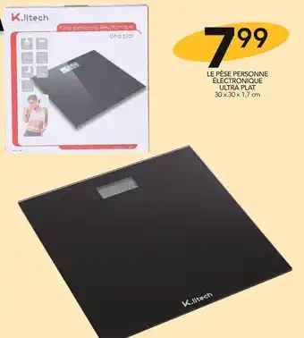 Stokomani Le Pèse Personne èlectronique Ultra Plat offre