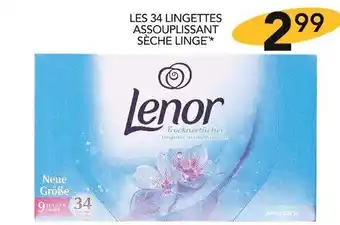 Stokomani Les 34 Lingettes Assouplissant Sèche Linge offre