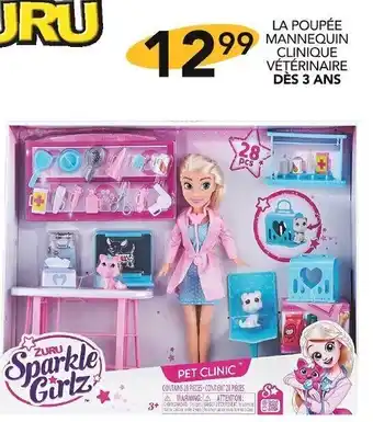 Stokomani La Poupèe mannequin Clinique Vètèrinaire Dès 3 Ans offre