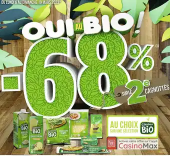 Géant Casino Au Choix Sur Une Selection Casino Bio offre