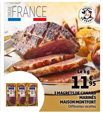 Auchan 3 Magrets De Canard Marinés offre