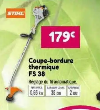 Coupe-bordure thermique fs 38 stihl
