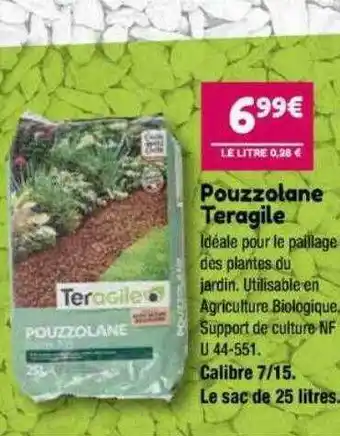 Point Vert Pouzzolane teragile offre