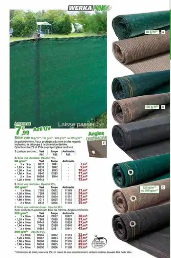 Provence Outillage Brise vue offre