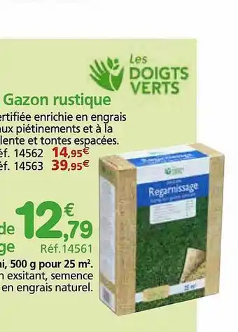 Provence Outillage Gazon rustique offre
