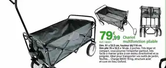 Provence Outillage Chariot multifonction pliable offre