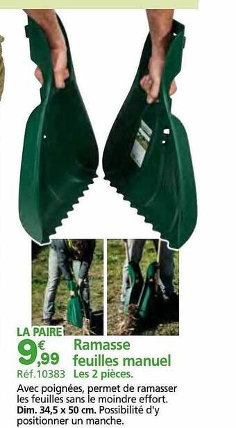Provence Outillage Ramasse feuilles manuel offre