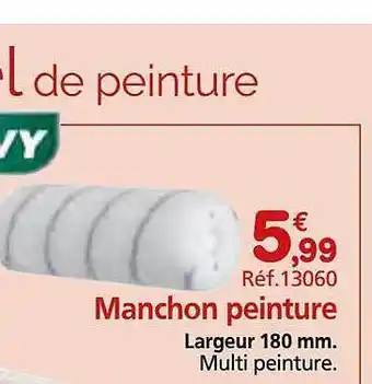Manchon peinture