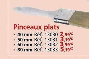 Provence Outillage Pinceaux plats offre