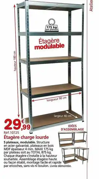 Provence Outillage Étagère charge lourde offre