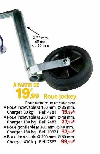Provence Outillage Roue jockey offre