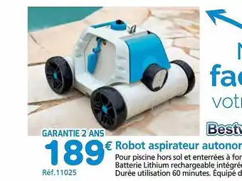 Provence Outillage Robot aspirateur autonome bestway offre