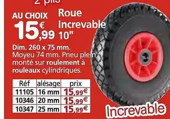 Provence Outillage Roue increvable 10 offre