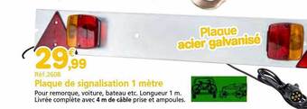 Provence Outillage Plaque de signalisation 1 mètre offre