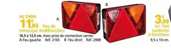 Provence Outillage Feu de remorque multifonction, lanterne 4 fonctions offre