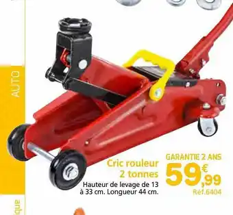 Provence Outillage Cric rouleur 2 tonnes offre