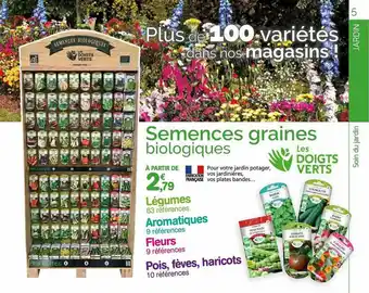 Semences graines biologiques