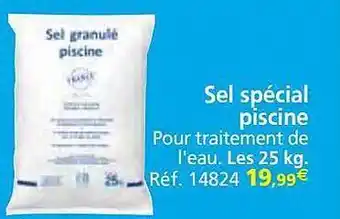 Provence Outillage Sel spécial piscine offre