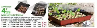 Provence Outillage Mini serre d'intérieur offre