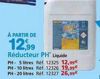 Provence Outillage Réducteur ph offre