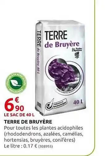 Rural Master Terre de bruyère offre