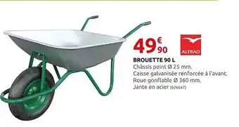 Rural Master Brouette 90l altrad offre