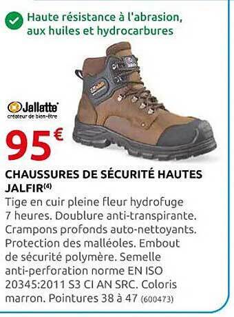 Rural Master Chaussures de sécurité hautes jalfir offre