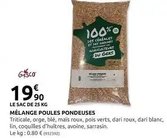 Rural Master Mélange poules pondeuses gasco offre