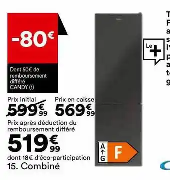 BUT Combiné candy offre