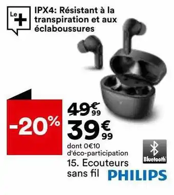BUT Écouteurs sans fil philips offre
