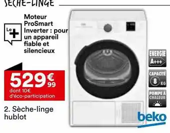 BUT Sèche-linge hublot beko offre