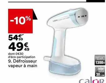 BUT Défroisseur vapeur à main calor offre