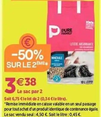 Delbard Litière absorbante pure family offre
