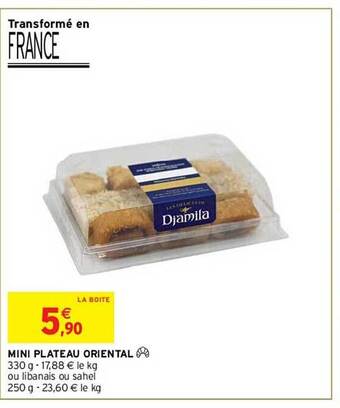 Intermarché Mini plateau oriental offre