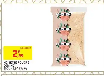 Intermarché Noisette poudre domino offre