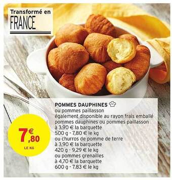 Intermarché Pommes dauphines offre