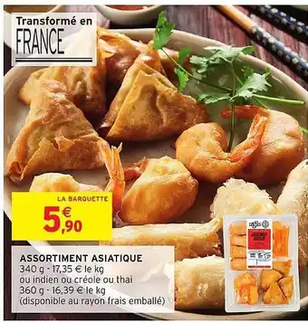 Intermarché Assortiment asiatique offre