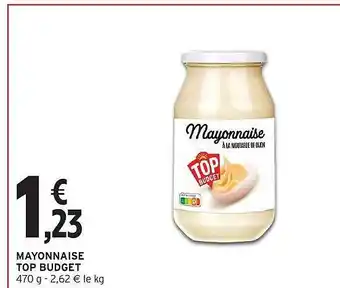 Intermarché Mayonnaise top budget offre