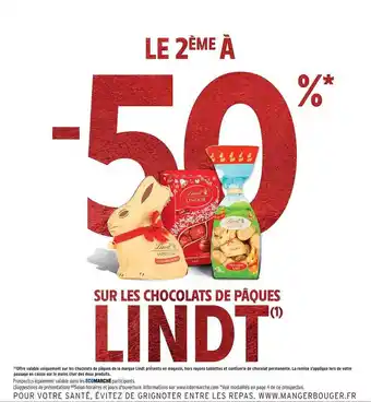 Intermarché Contact Chocolats de pâques lindt offre