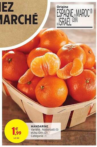 Intermarché Mandarine offre