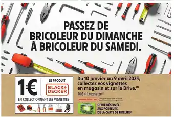 Intermarché Black + decker offre