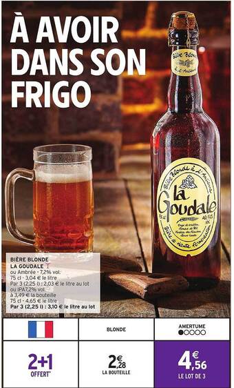 Intermarché Express Bière blonde la goudale offre