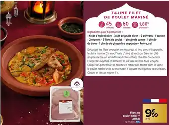 Carrefour Market Filets de poulet halal arabi offre